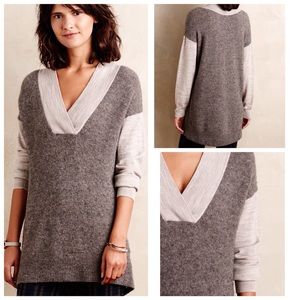 Moth boucle alpaca wool blend pullover top blouse
